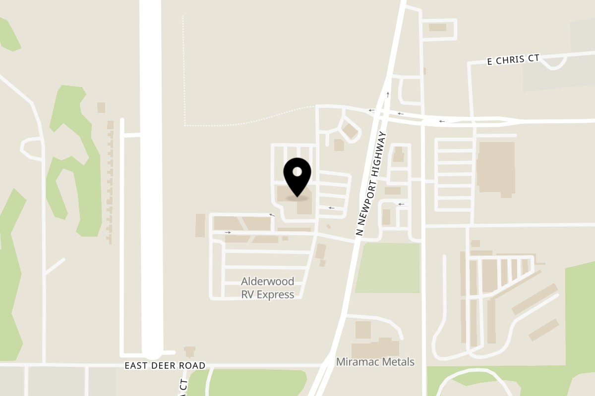 Map showing the location of Bruchi's CheeseSteaks & Subs Mead - 14017 N Newport Hwy on 14017 N Newport Hwy in Mead